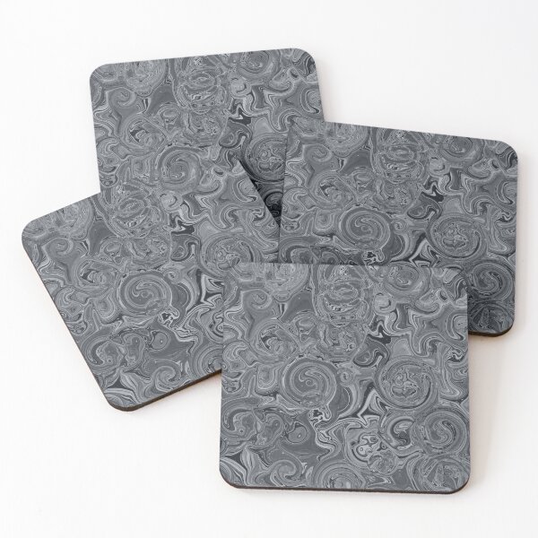 Item preview, Smoke Gray Hydrangea Fractal Circles designed and sold by SXW Designs.