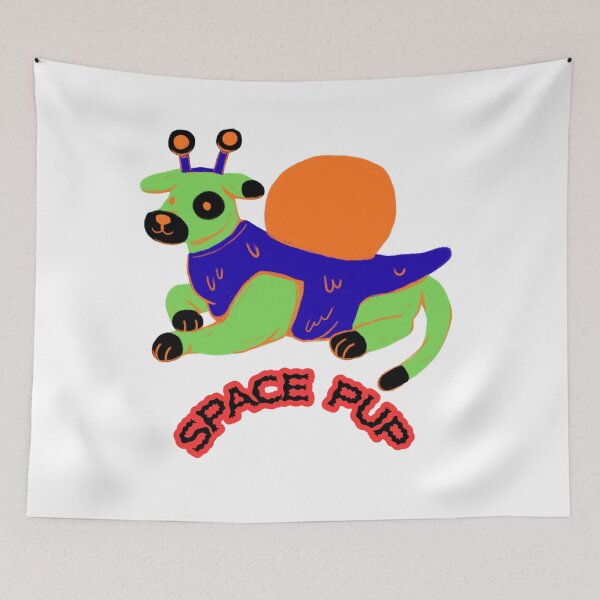 Item preview, Space Pup - Cute Alien Dog Design designed and sold by walbayzon.