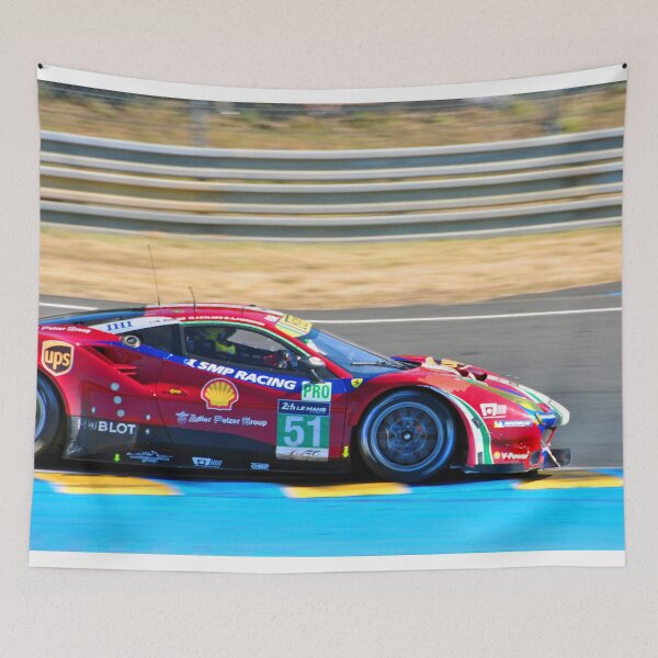 Artikelvorschau, Ferrari 488 GTE Nr. 51 Motorsport Rennaktion entworfen und verkauft von AndyEvansPhotos.