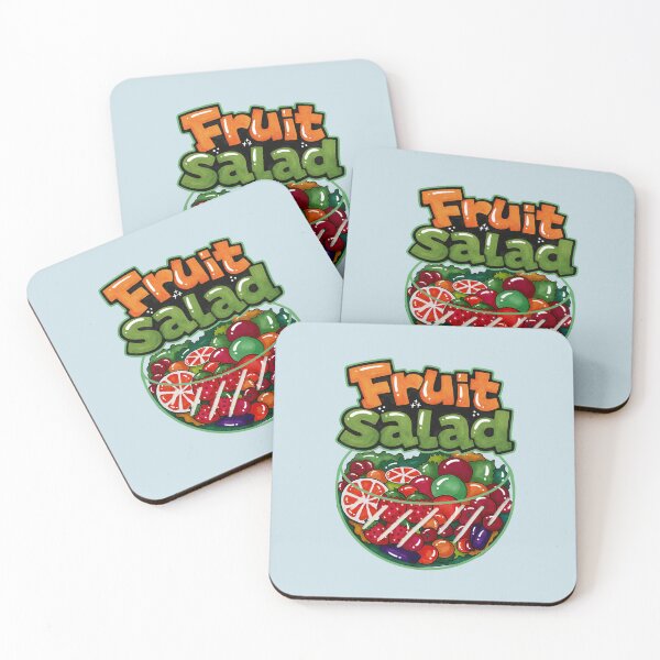 Item preview, Hand-Drawn Fruit Salad with Bold Retro Lettering designed and sold by lazypencil.art.