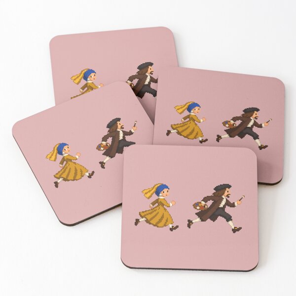Item preview, Vermeer and Girl with a Pearl Earring Running designed and sold by RunningPixelCup.