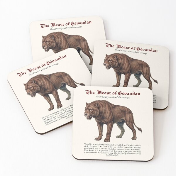 Item preview, The Beast of Gévaudan: Royal Taxidermy Farce designed and sold by FreiherrPK.