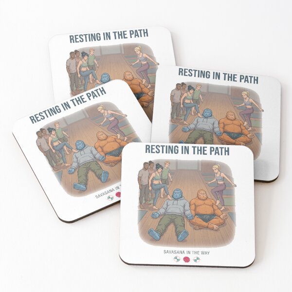 Item preview, Resting in the Path - Savasana Bigfoot Yoga Studio designed and sold by Whimsy Trail Co.