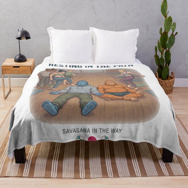 Item preview, Resting in the Path - Savasana Bigfoot Yoga Studio designed and sold by Whimsy Trail Co.