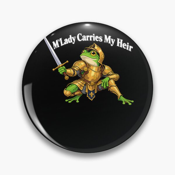 Item preview, M'Lady Carries My Heir Knight Frog designed and sold by serialcarachts.