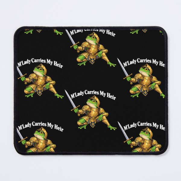 Item preview, M'Lady Carries My Heir Knight Frog designed and sold by serialcarachts.