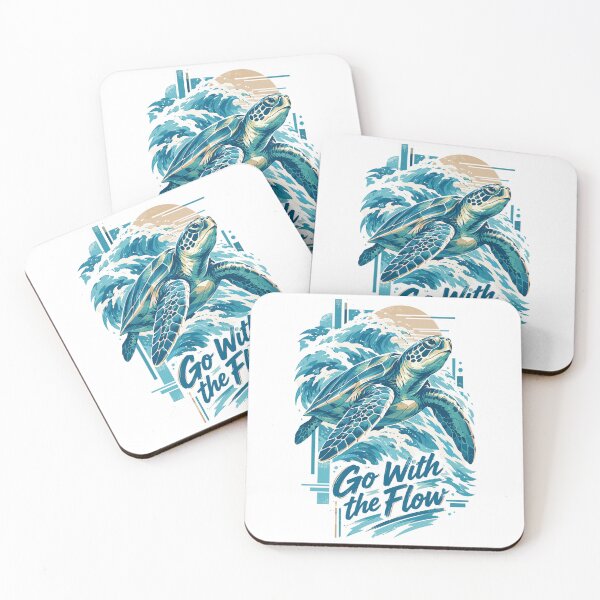 Item preview, Honu Sea Turtle – Go With The Flow designed and sold by Pineapple-Tree.