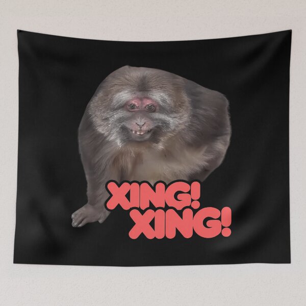 Item preview, Xing Xing The Monkey Smiling designed and sold by ThayerWinslow.