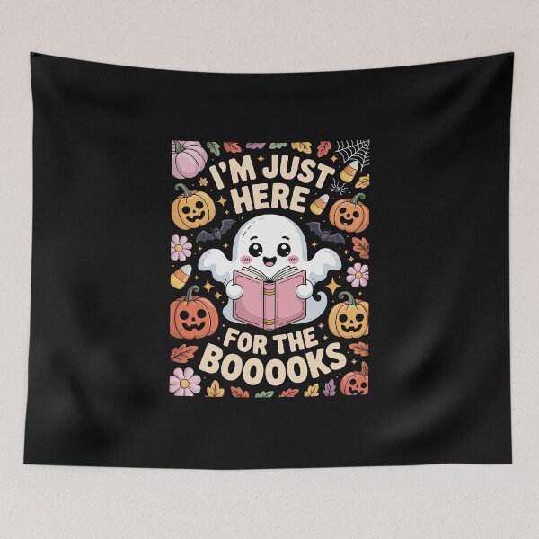 Item preview, I'M JUST HERE FOR THE BOOOOKS designed and sold by jkrphoto.