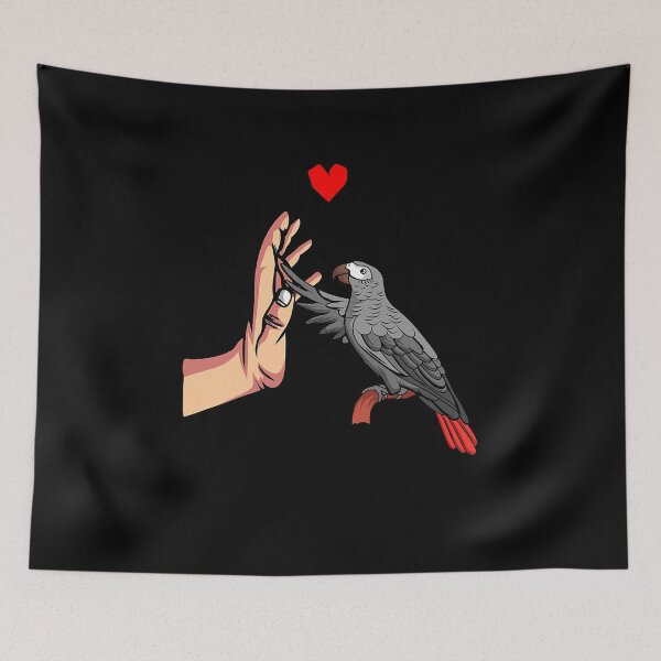 Item preview, African Grey Parrot Psittacus Bird (20) designed and sold by DistortedDemon.