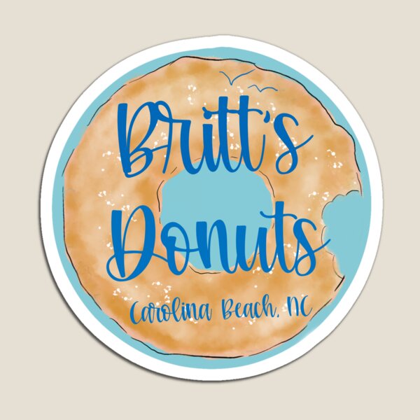 Item preview, Britt's Donuts Carolina Beach designed and sold by Pascarell Studio.