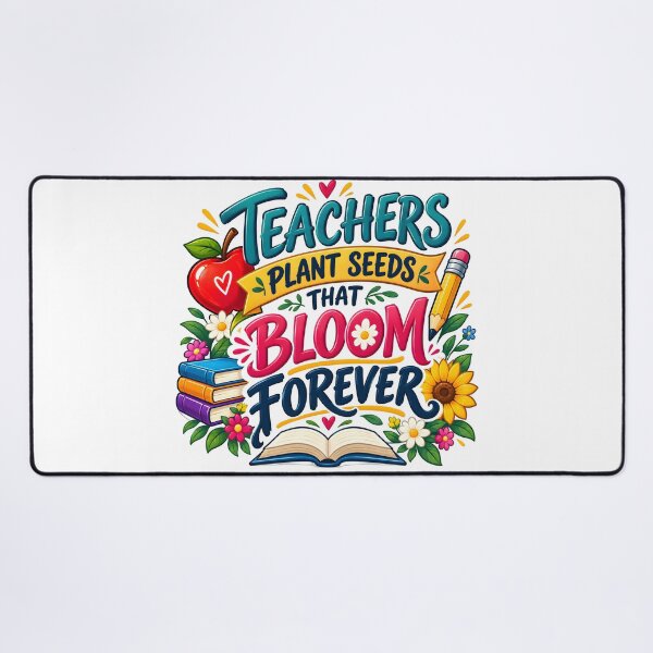 Item preview, teacher retirement gift, teacher encouragement, school teacher, bloom where you are planted, education inspiration designed and sold by TrueArtVibes.