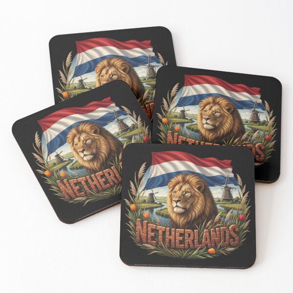 Item preview, Netherlands Heritage – Lion & Polder Emblem designed and sold by FlagX.