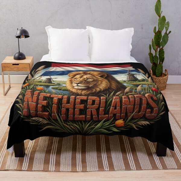 Item preview, Netherlands Heritage – Lion & Polder Emblem designed and sold by FlagX.