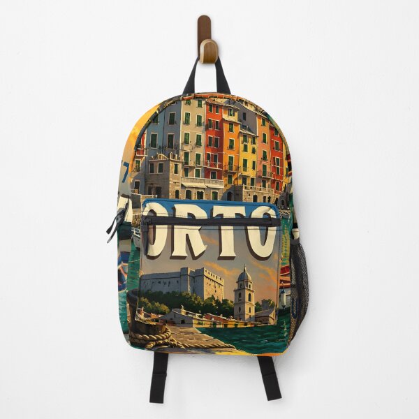 Item preview, Porto Venere Italy – Colourful Ligurian Harbour Travel Poster designed and sold by LSVart.