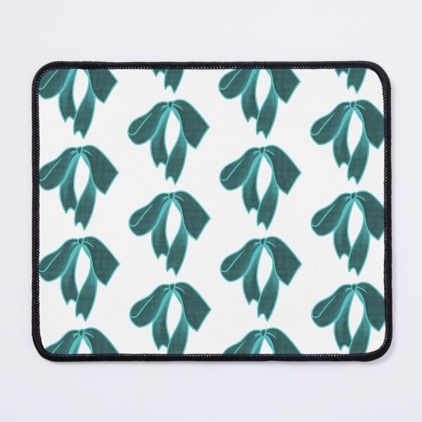 Item preview, Minimalist Teal Ribbon Bow Aesthetic Awareness Graphic designed and sold by Whimsyduck.