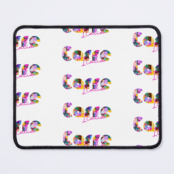 Item preview, Carrè, Vicenza, Italy, Italia, colorful typography design for travellers designed and sold by Wanderful-roads.