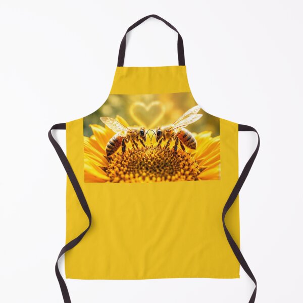 Item preview, Sunflower Bee Heart Kiss designed and sold by MushArtist.