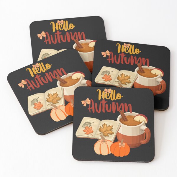 Item preview, Hello Autumn Cute Fall Aesthetic ,Cozy Seasonal Quote. designed and sold by CRAFT-ID.