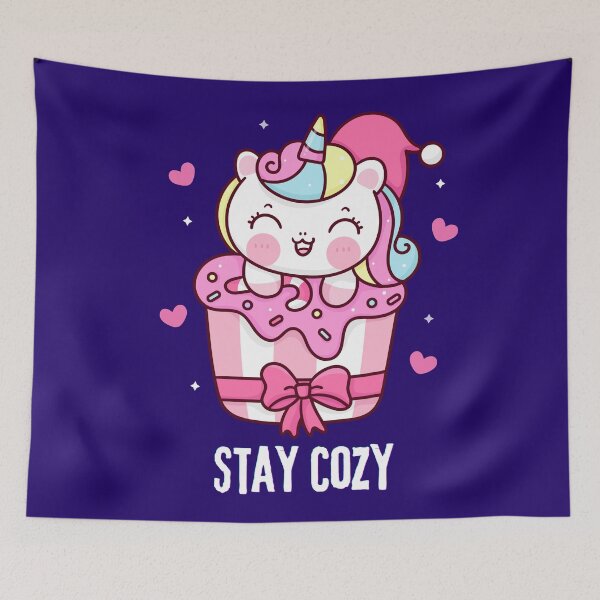 Item preview, Cute Unicorn Merry Christmas Santa Hat - Holiday Kids & Girls Gift designed and sold by stormk10.