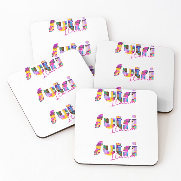 Item preview, Sutri, Viterbo, Italy, Italia, colorful typography design for travellers designed and sold by Wanderful-roads.