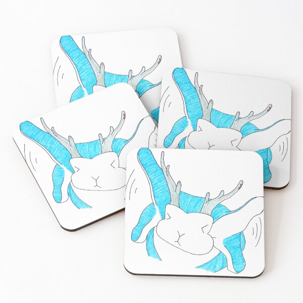 Item preview, Jackalope Trying to Fly with Ears designed and sold by Bountiful Creatures.