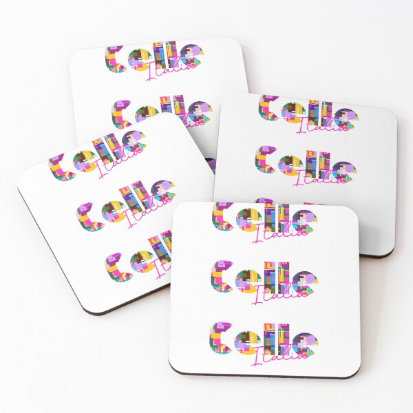 Item preview, Celle, Sellano, Italy, Italia, colorful typography design for travellers designed and sold by Wanderful-roads.