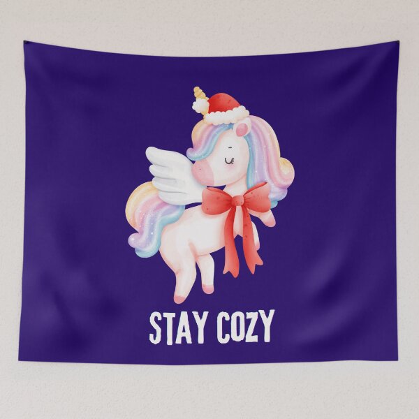 Item preview, Cute Unicorn Merry Christmas Santa Hat - Holiday Kids & Girls Gift designed and sold by stormk10.