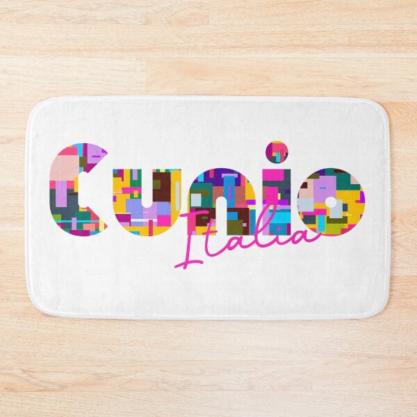 Item preview, Cunio, Vado Ligure, Italia, diseño tipográfico colorido para viajeros designed and sold by Wanderful-roads.