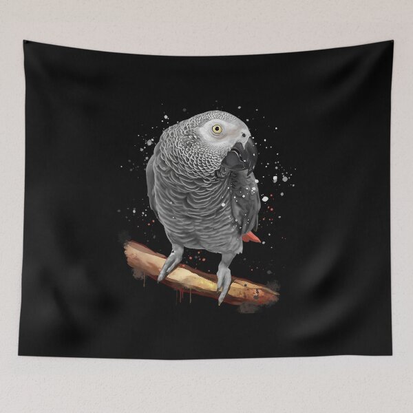Item preview, African Grey Parrot Psittacus Bird (23) designed and sold by William Grey.