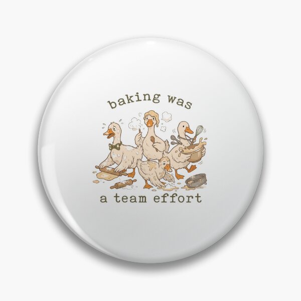 Item preview, Funny Messy Baking Duck Illustration - Baking Was A Solo Effort    designed and sold by Designart68.