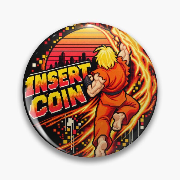 Item preview, Ken Masters Retro Arcade Fighter designed and sold by CallMeSenpai099.