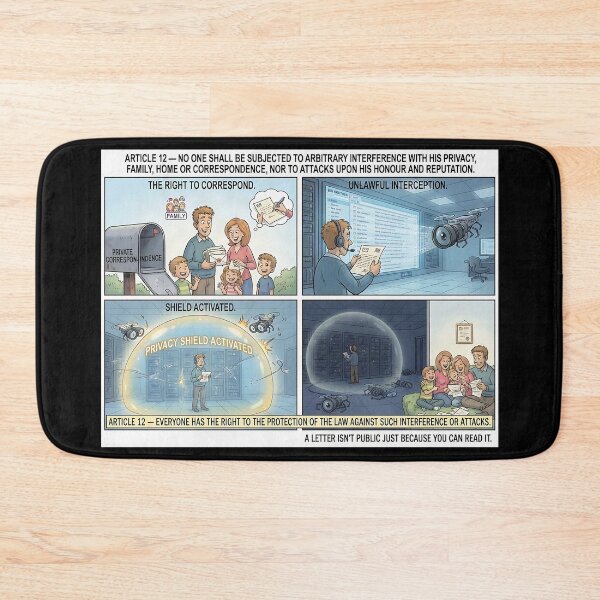 Item preview, Right to privacy: Protection against digital surveillance designed and sold by Mianku | Für das Leben.