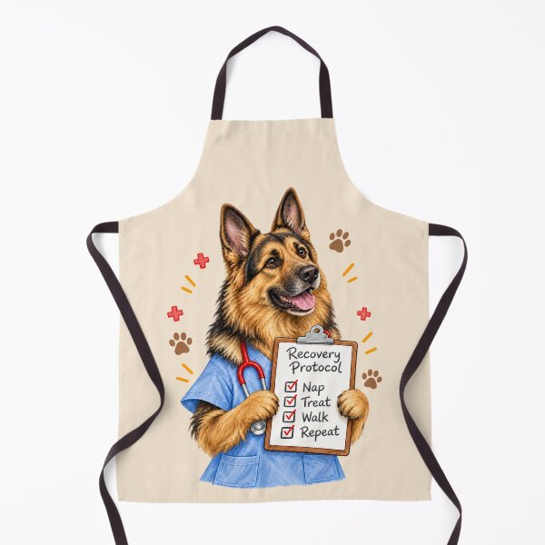 Item preview, Copy of Dachshund Nurse Recovery Protocol designed and sold by NothingTooSeriousCo.