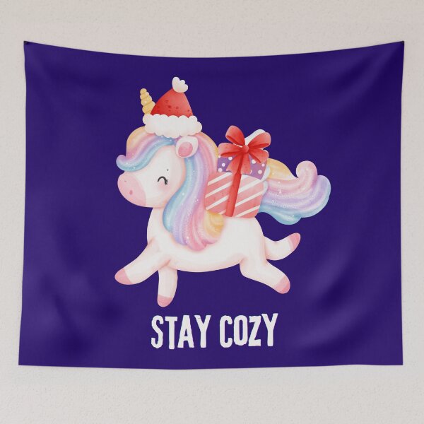 Item preview, Cute Unicorn Merry Christmas Santa Hat - Holiday Kids & Girls Gift designed and sold by stormk10.