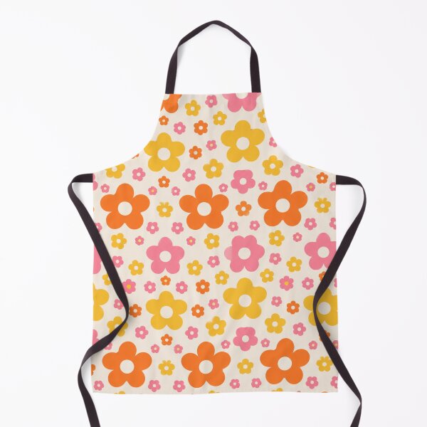 Item preview, Retro Daisy Floral Pattern – Pink Orange Yellow Groovy 60s Flowers designed and sold by Sondosyazanart.