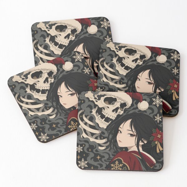 Item preview, Gashadokuro Christmas - Skeleton and Kimono Girl designed and sold by DAYAMA Japan.