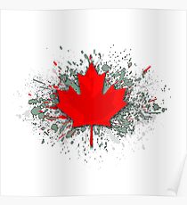 Canada Maple Leaf Poster