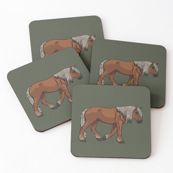 Item preview, Flaxen Chestnut Percheron designed and sold by Old Water Cryptid .