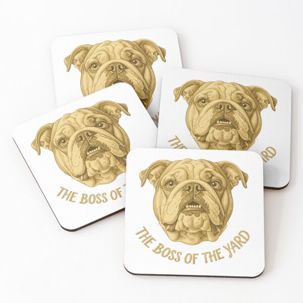 Item preview, BULLDOG: THE BOSS OF THE YARD Gold designed and sold by The best online style shop.