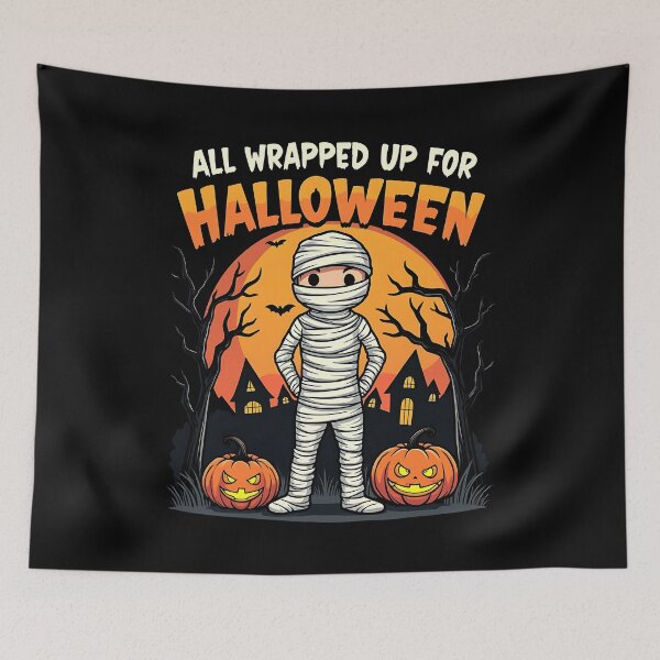 Item preview, All Wrapped Up For Halloween Funny Mummy Gift designed and sold by Say It With Ink.