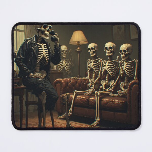 Item preview, Skeleton wearing black jacket designed and sold by AWADHESH CHAURASIA.