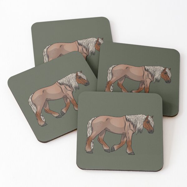Item preview, Flaxen Chestnut Roan Percheron designed and sold by Old Water Cryptid .