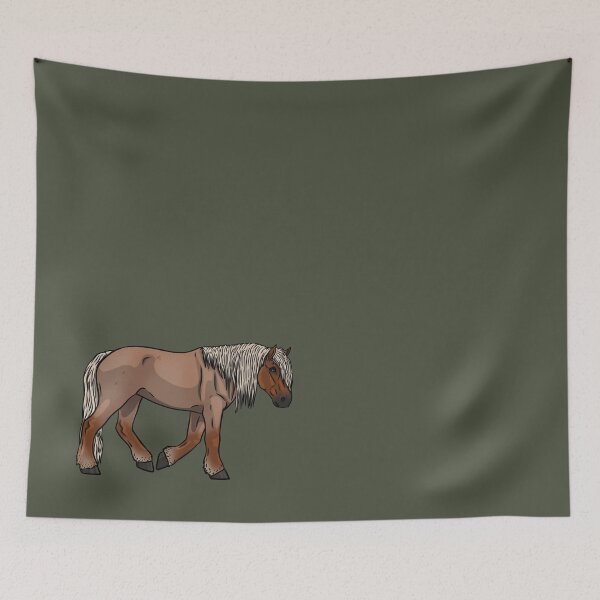 Item preview, Flaxen Chestnut Roan Percheron designed and sold by Old Water Cryptid .