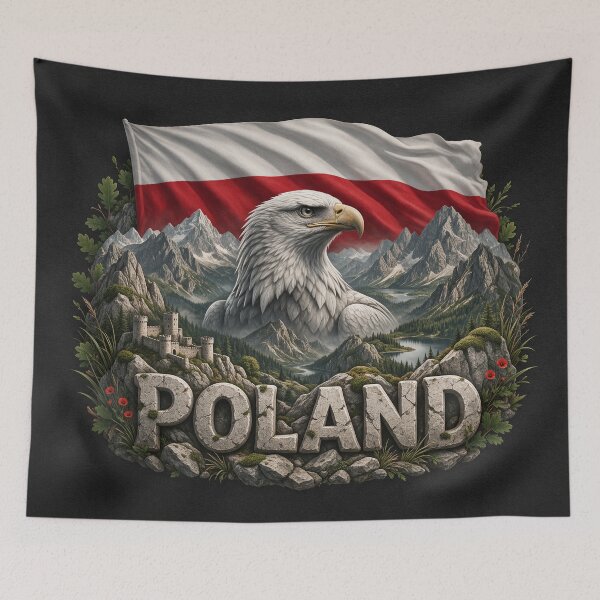 Item preview, Poland Heritage – White Eagle & Tatra Emblem designed and sold by FlagX.
