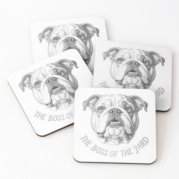 Item preview, BULLDOG: THE BOSS OF THE YARD Silver designed and sold by The best online style shop.