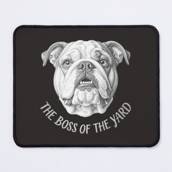 Item preview, BULLDOG: THE BOSS OF THE YARD Silver designed and sold by The best online style shop.
