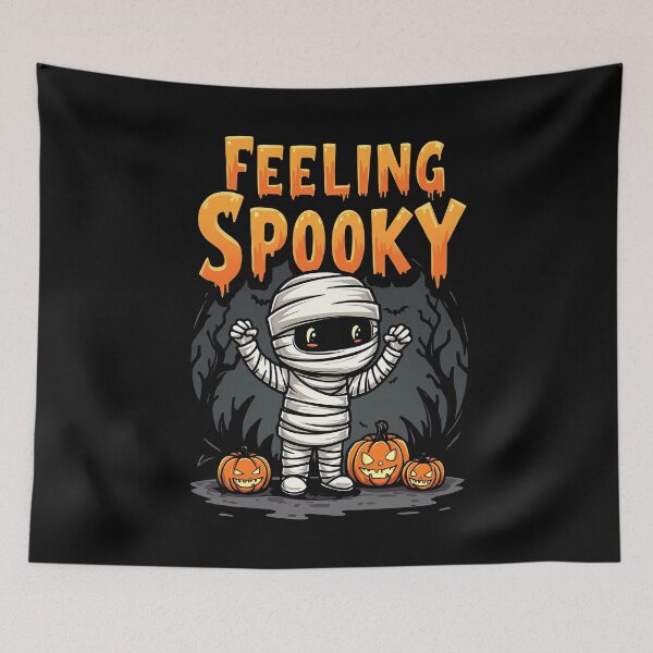 Item preview, Feeling Spooky Cute Halloween Mummy Gift designed and sold by Say It With Ink.