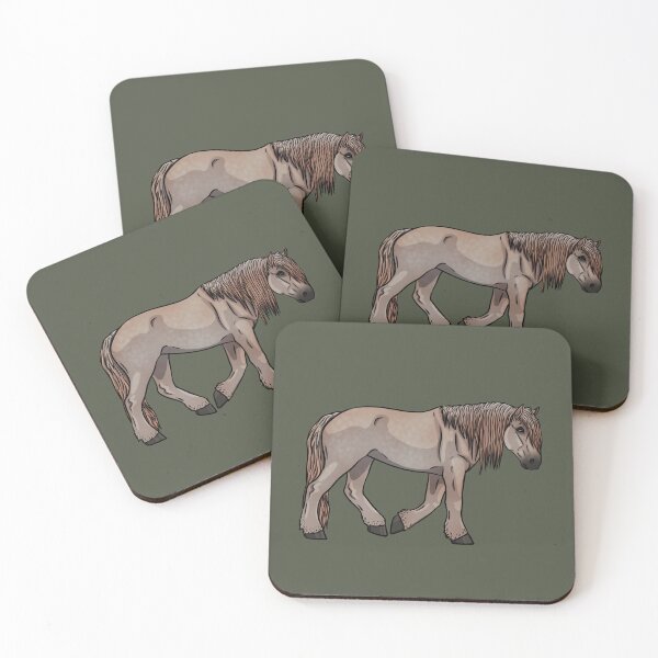 Item preview, Rose Grey (Chestnut) Percheron designed and sold by Old Water Cryptid .