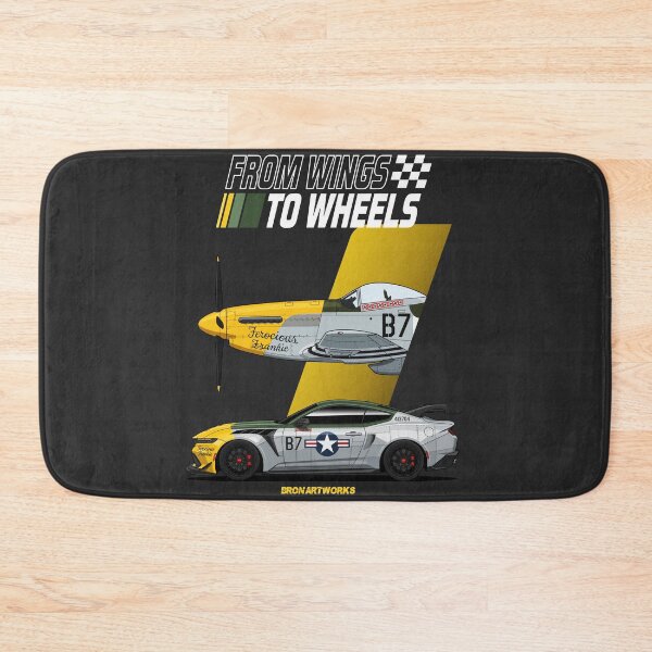 Artikelvorschau, P-51 Mustang & Ford Mustang GTD – American Horsepower entworfen und verkauft von BronArtworks.